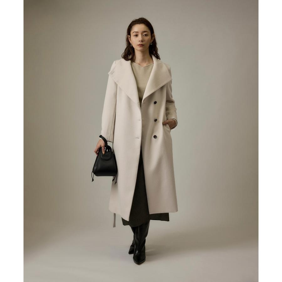 【超美品】ロペ 2WAYプレミアムカシミヤロングコート36 ROPE'（ロペ）の「2WAYプレミアムカシミヤロングコート（チェスター