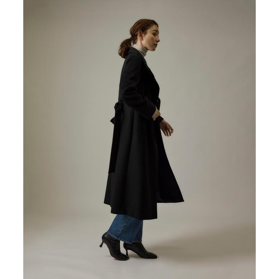 ロペ　プレミアムカシミアコート Sサイズ ネイビー 美品 ロングコート ROPE'（ロペ） プレミアムカシミヤ ロングコート【Sサイズフェア対象