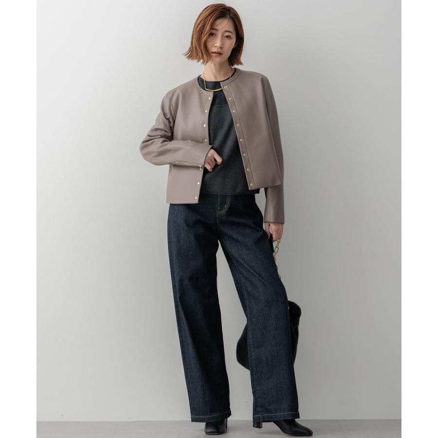 23区（ニジュウサンク） ラムレザー ノーカラージャケット : マルイ