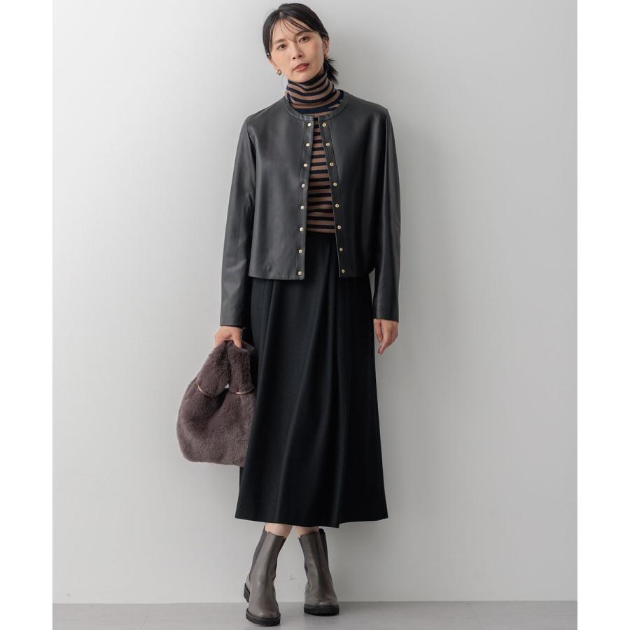 23区（ニジュウサンク） ラムレザー ノーカラージャケット : マルイ