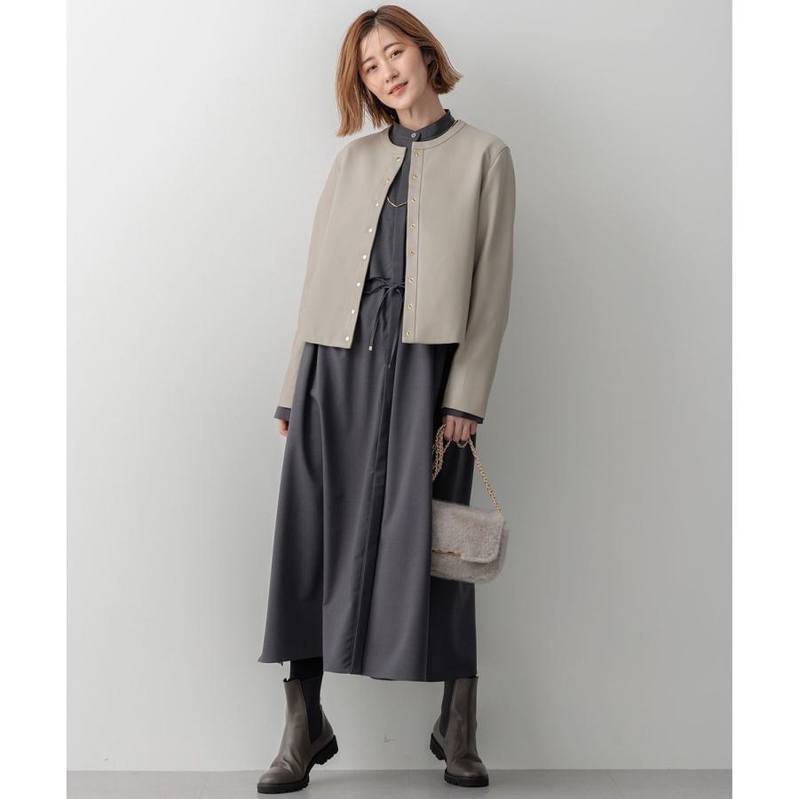 23区（ニジュウサンク） ラムレザー ノーカラージャケット : マルイ