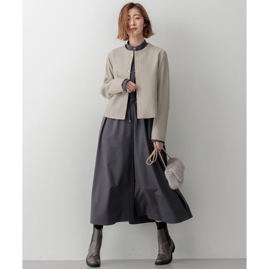 23区（ニジュウサンク） ラムレザー ノーカラージャケット : マルイ