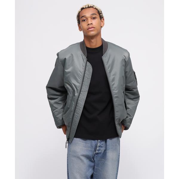 セ*ツ様 AVIREX アーチロゴ ma1 シルバー グレー L 楽天市場】AVIREX アビレックス MA-1ジャケット コマーシャル