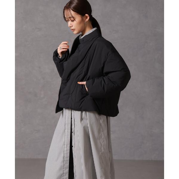 ティムタムナノユニバース　西川ダウン　ハイネックショートジャケット　白 ティムタム様専用ナノユニバース 西川ダウン ハイネックショート