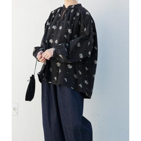 かぐれ クロスステッチスモックブラウス : マルイ(丸井)Yahoo!店