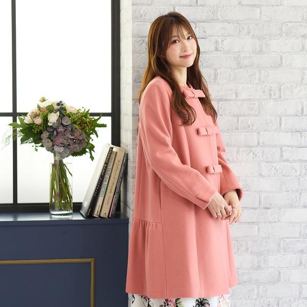 Rose Tiara（ローズティアラ） 【限定カラー】リボンウールコート