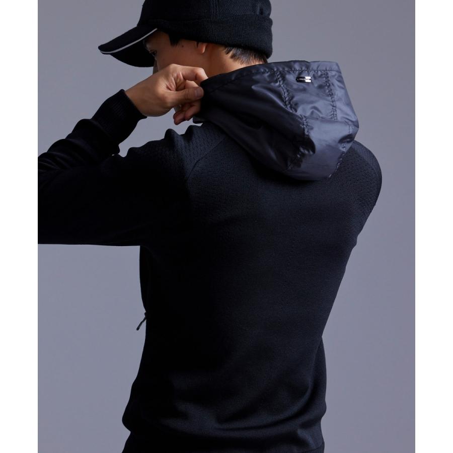 JUN&ROPE'（ジュンアンドロペ） 【NOIR】ニットパーカージャケット