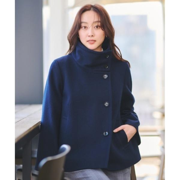 UNTITLED（アンタイトル） 【日本製】2WAYウールショートコート