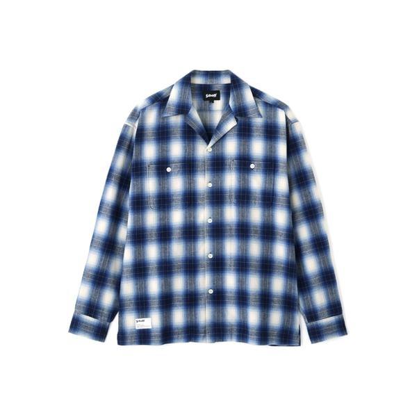 OMBRE CHECK FLANNEL LS SHIRT／オンブレチェック フランネルシャツ