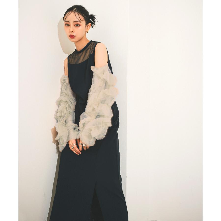 【のん 】ANDRESD detached sleeve dress ANDRESD detached sleeve dress