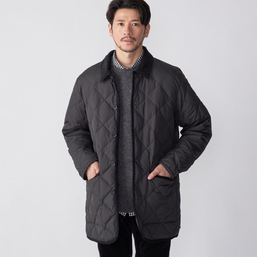 TAION ブラック キルティングジャケット ASIA S SHIPS（シップス） 【SHIPS別注】TAION:〈手洗い可能〉ダウン