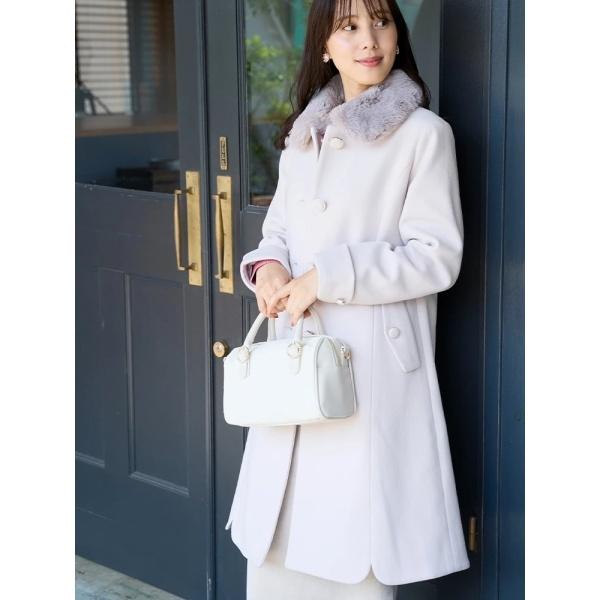 LOUNIE ホワイト ウールコート OUTER COLLECTION PART-4 “最新” OUTER｜LOUNIE（ルーニィ）公式
