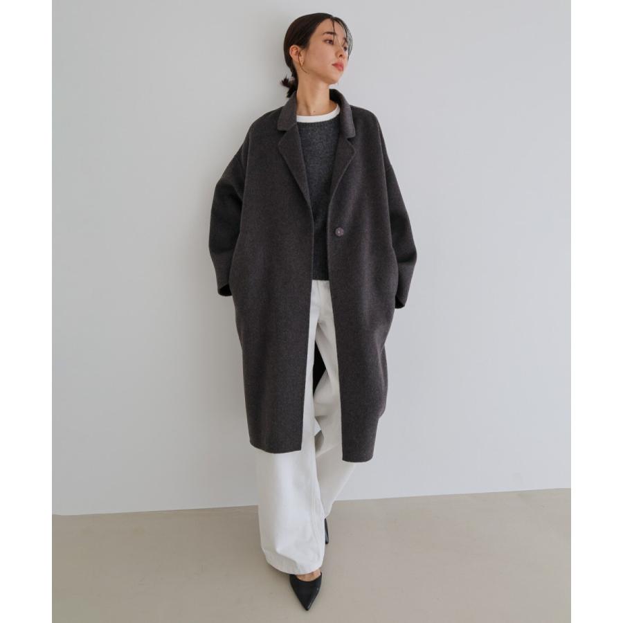 リバー ロング コクーン コート evernavy エバーネイビー : マルイ