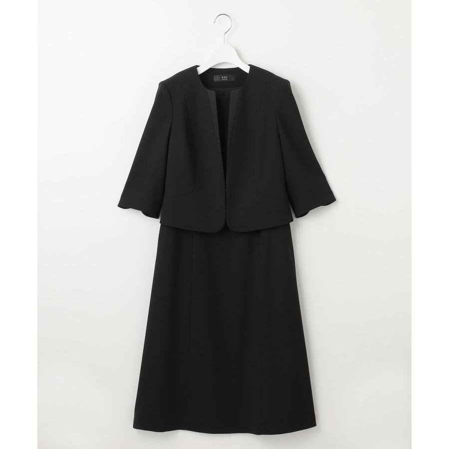 【ウォッシャブル対応】ウォッシャブルドビー ジャケット＋ワンピースの画像