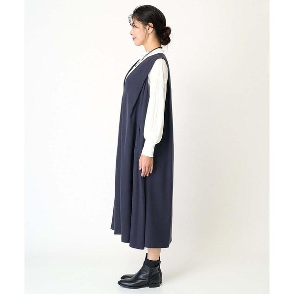 ジャンパスカート　HAU 日本製]Aラインジャンパースカート ジャンパスカート HAU 【公式通販】