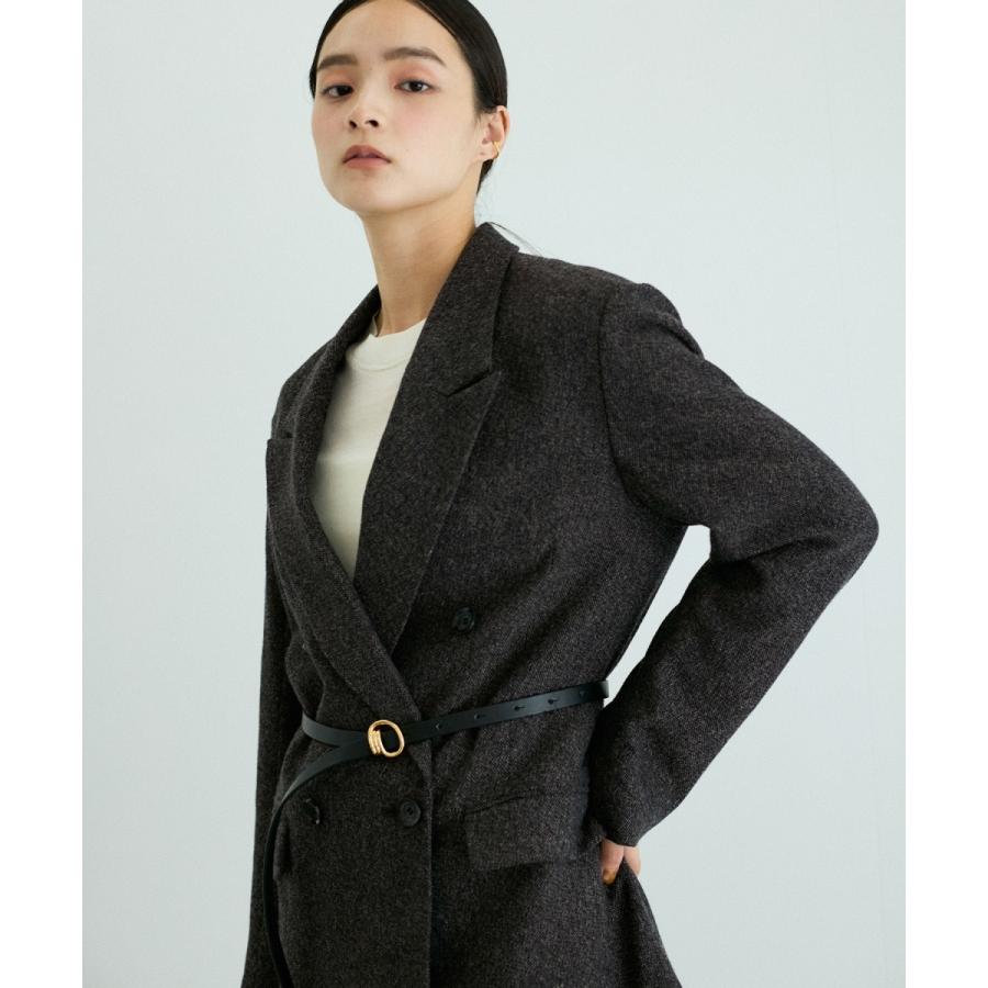 未使用品 ADAM ET ROPÉ FEMME ウールネップテーラードジャケット ADAM ET ROPE'（アダムエロペ） コート アウター ウールネップ