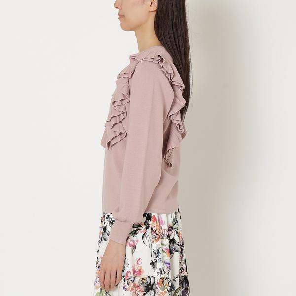 Rose Tiara（ローズティアラ） ラッフルフリルニット : マルイ(丸井