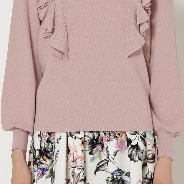 Rose Tiara（ローズティアラ） ラッフルフリルニット : マルイ(丸井