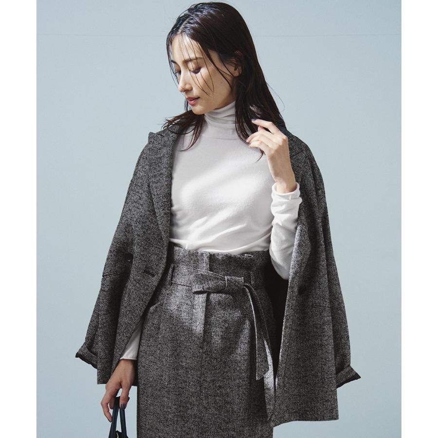 23区（ニジュウサンク） ヘリンボーンループツイード ジャケット