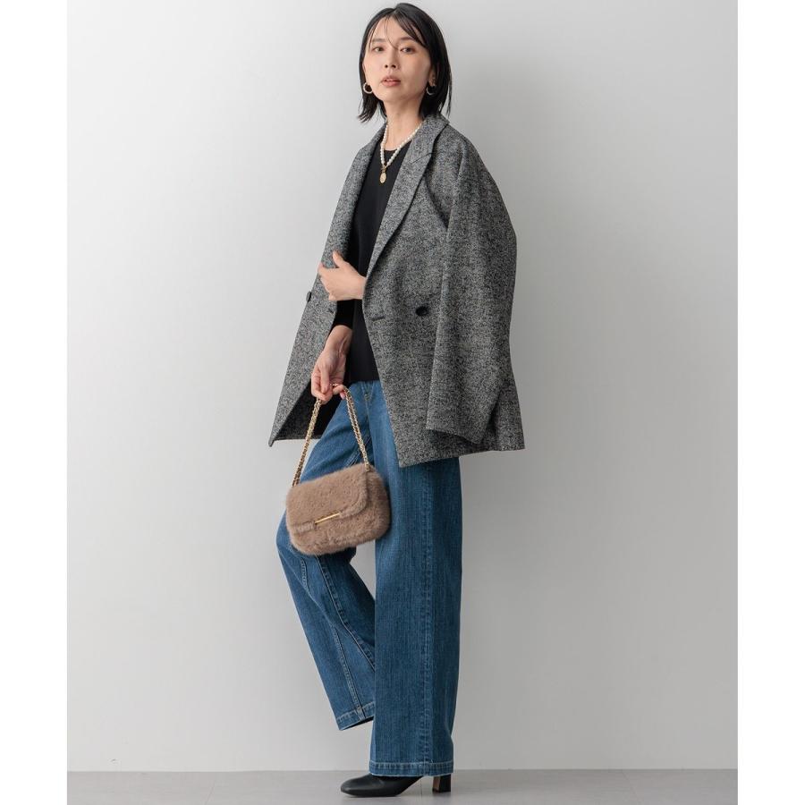 23区（ニジュウサンク） ヘリンボーンループツイード ジャケット