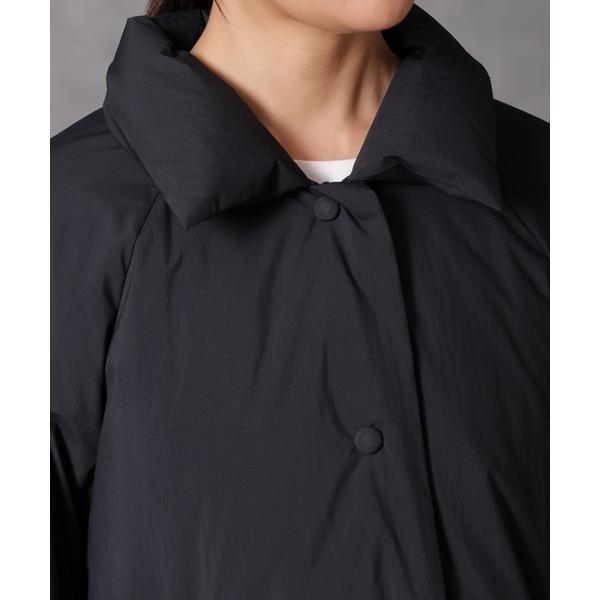 「西川ダウン(R)」ミドル丈バックタックコート