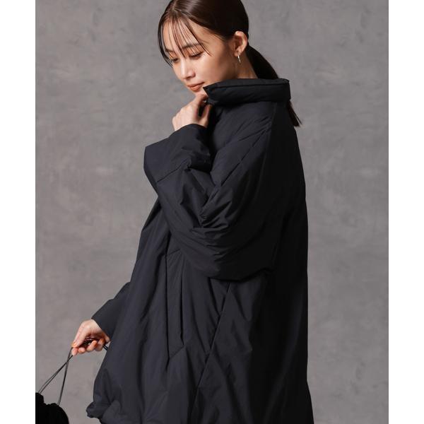 「西川ダウン(R)」ミドル丈バックタックコート