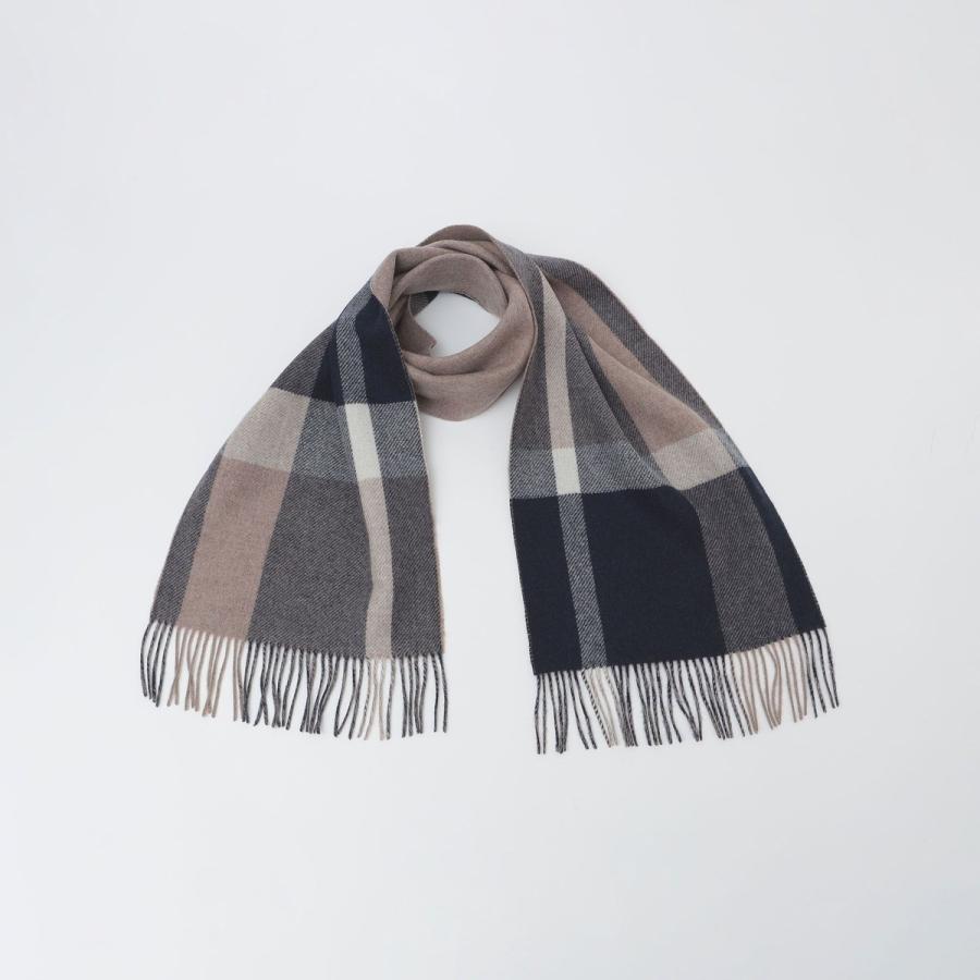 【未使用】　カシミヤ　チェック柄　マフラー SHIPS SHIPS any マフラー any: カシミヤ チェック メンズ : ZOZOTOWN Yahoo