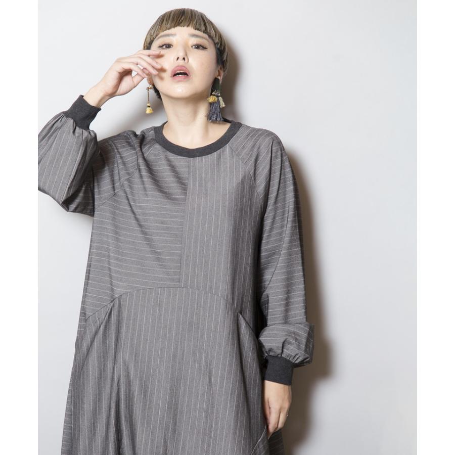 OSMOSIS（オズモーシス） ストライプ切替ワンピース : マルイ(丸井