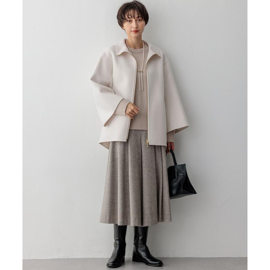 【23区】ウールリバー スタンドカラーコート¥49,500 完売品‼️ ウールリバー スタンドカラーコート / 23区 | ファッション通販