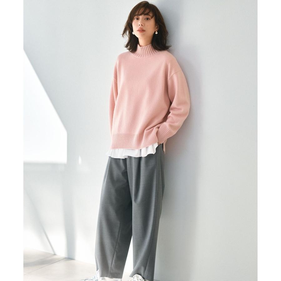 23区（ニジュウサンク） 【洗える】カシミヤブレンド ハイネック