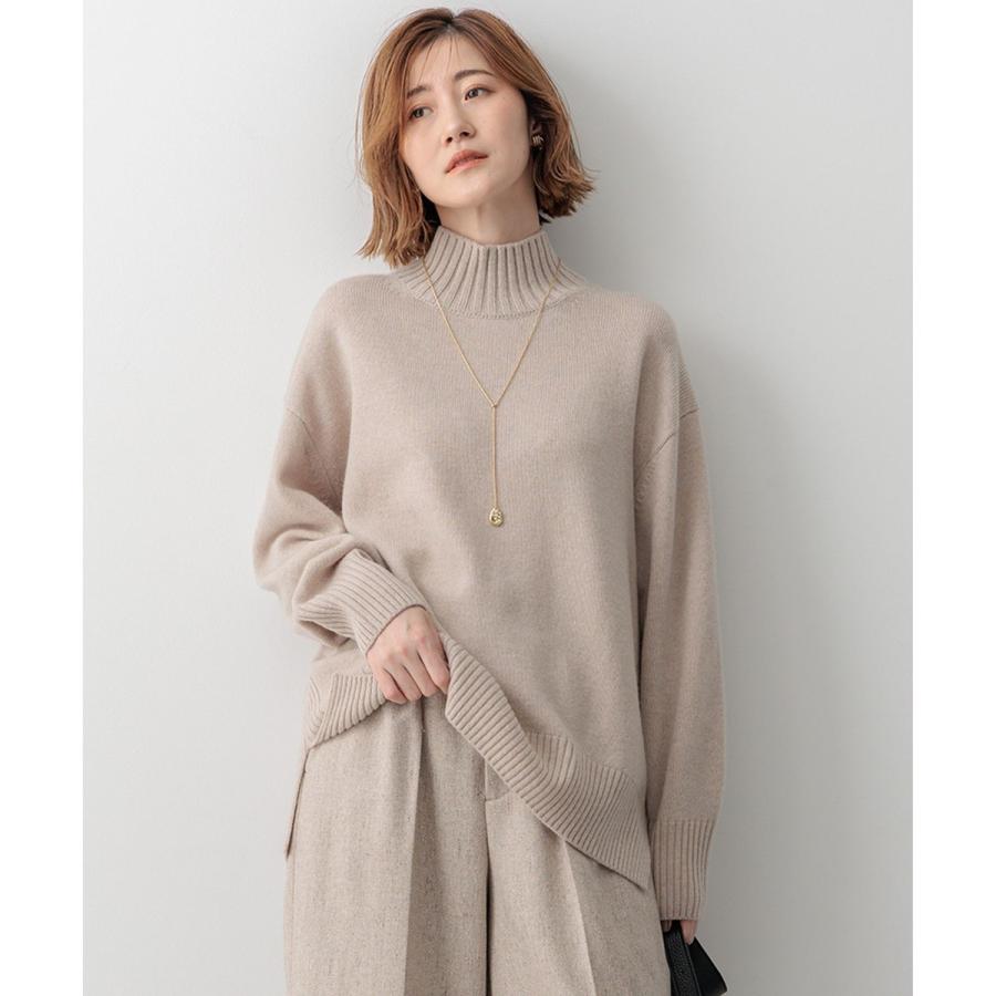 23区（ニジュウサンク） 【洗える】カシミヤブレンド ハイネック