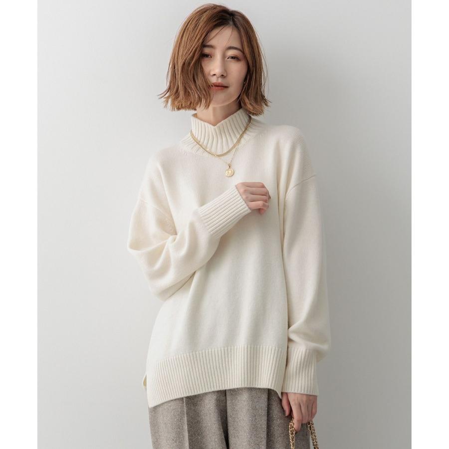 23区（ニジュウサンク） 【洗える】カシミヤブレンド ハイネック