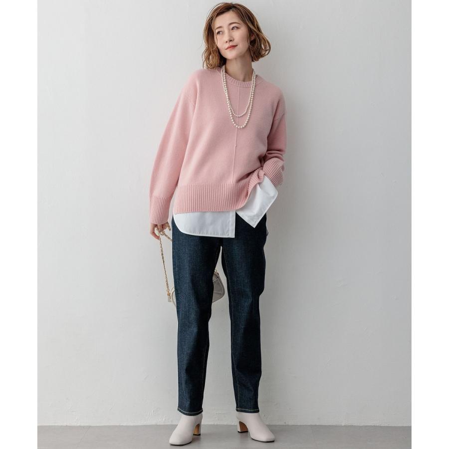 23区（ニジュウサンク） 【洗える】カシミヤブレンド クルーネック