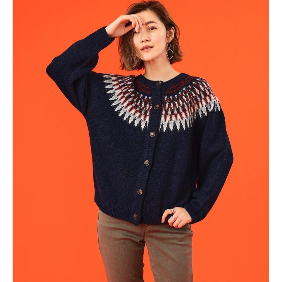 SOMETHING ノルディックニットカーディガン : マルイ(丸井)Yahoo!店 