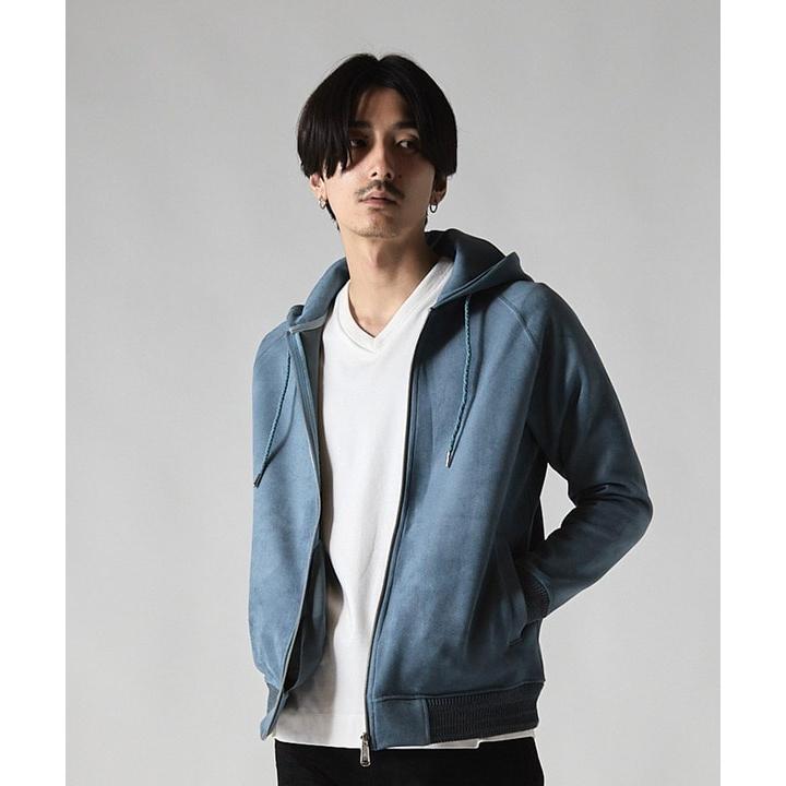 RATTLE TRAP（ラトルトラップ） フェイクスエードZIPUPパーカー