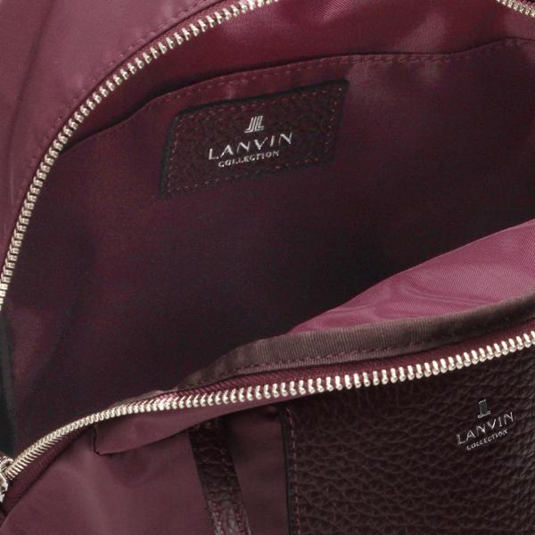 新品 LANVIN COLLECTION エクラ 国産牛革 リュック 日本製 Ⓗ ランバンコレクション LANVIN COLLECTION 牛革使い リュック エクラ