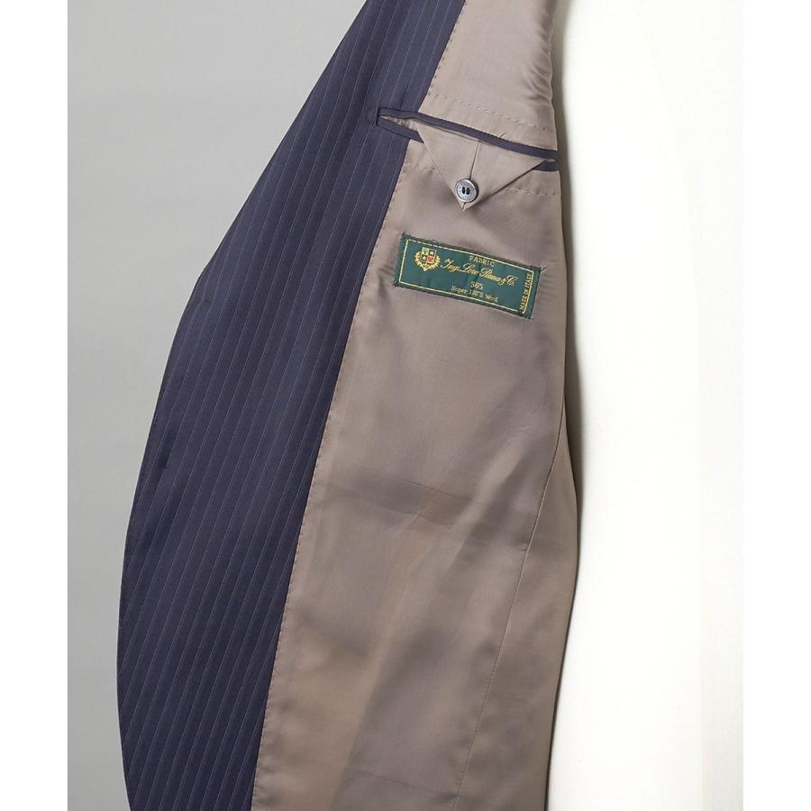 【Loro Piana Fabric】365 通年スーツ(ネイビー×ストライプ)の画像