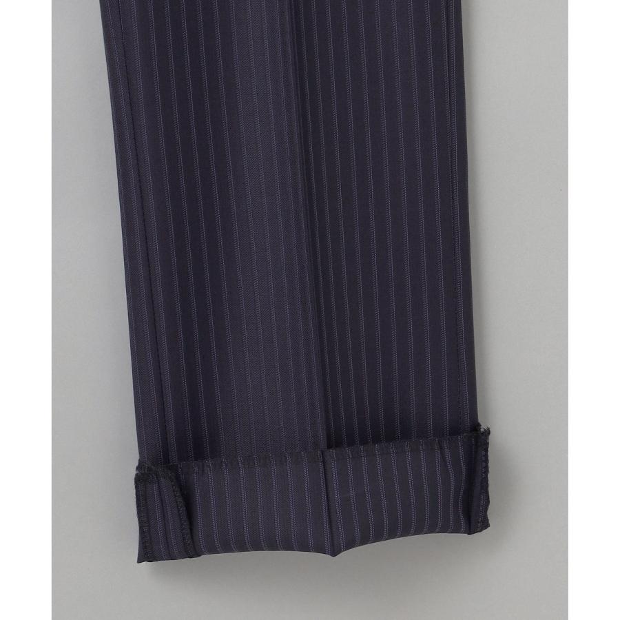 【Loro Piana Fabric】365 通年スーツ(ネイビー×ストライプ)の画像