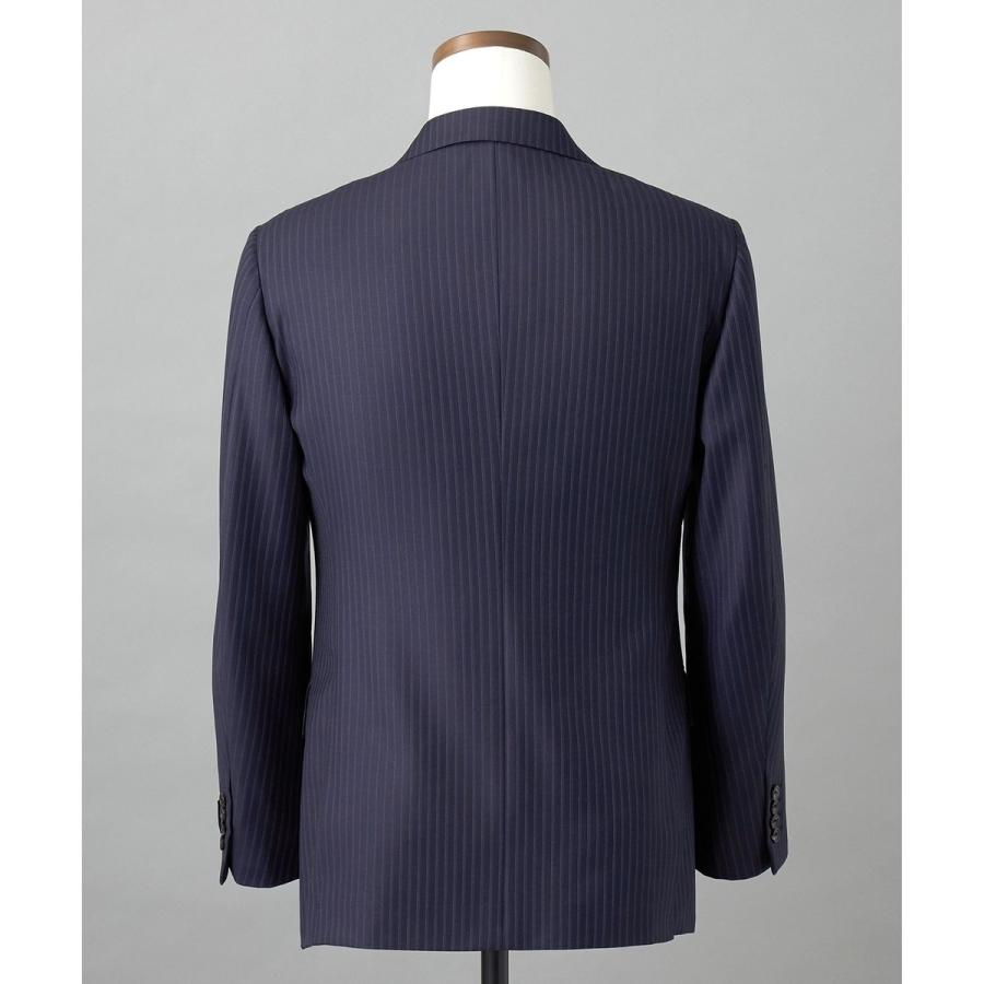 【Loro Piana Fabric】365 通年スーツ(ネイビー×ストライプ)の画像