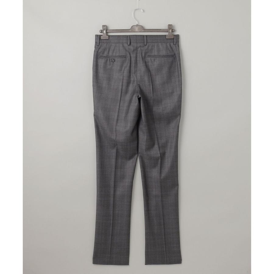 【Loro Piana Fabric】365 通年スーツ(グレーー×格子)の画像