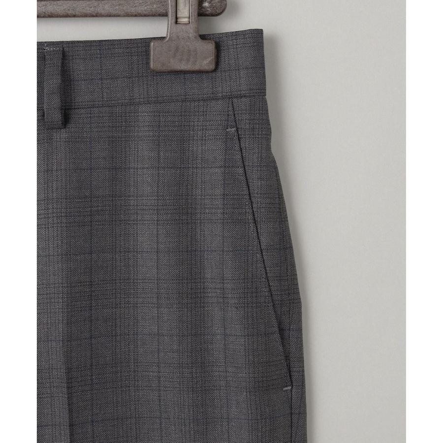 【Loro Piana Fabric】365 通年スーツ(グレーー×格子)の画像