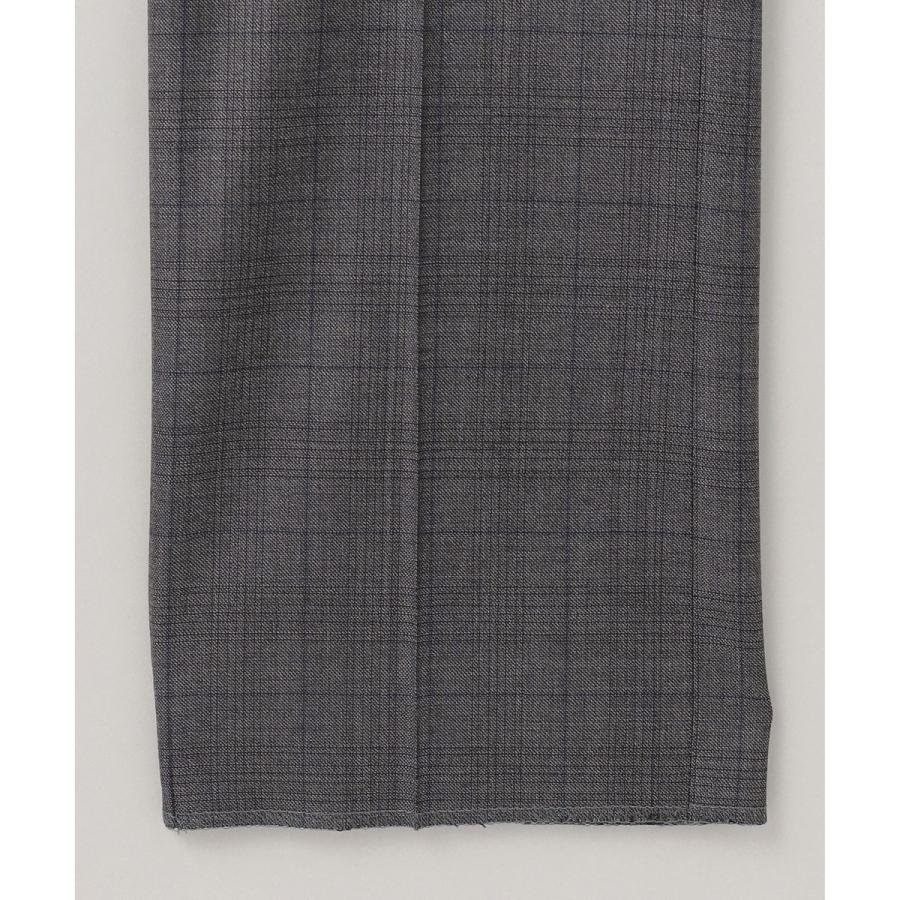 【Loro Piana Fabric】365 通年スーツ(グレーー×格子)の画像
