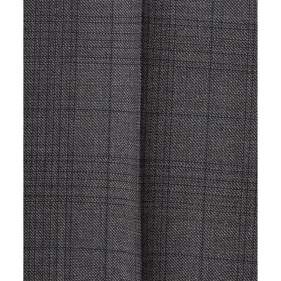 【Loro Piana Fabric】365 通年スーツ(グレーー×格子)の画像