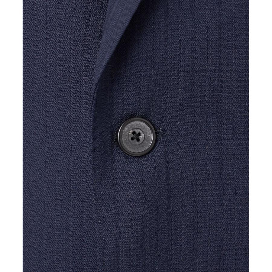 シワになりにくい【御幸毛織/みゆきけおり】DRY SPINNER(ドライスピナー)スーツ（ネイビースの画像