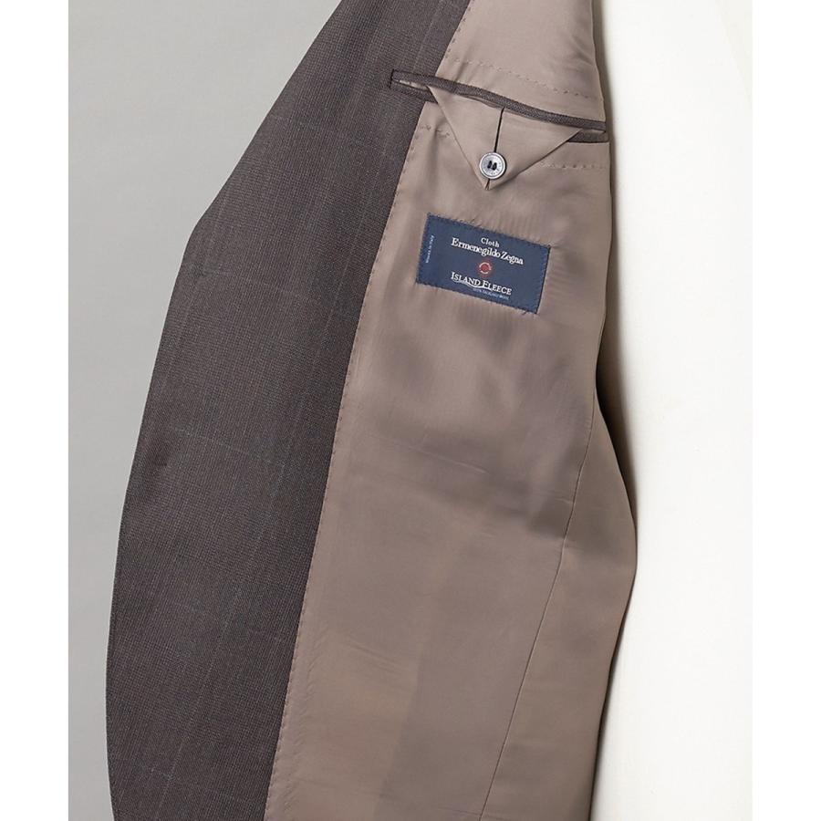 【ZEGNA/ゼニア】ISLANDFLEECE/アイランドフリース 3ピーススーツ（ブラウン×格子）の画像