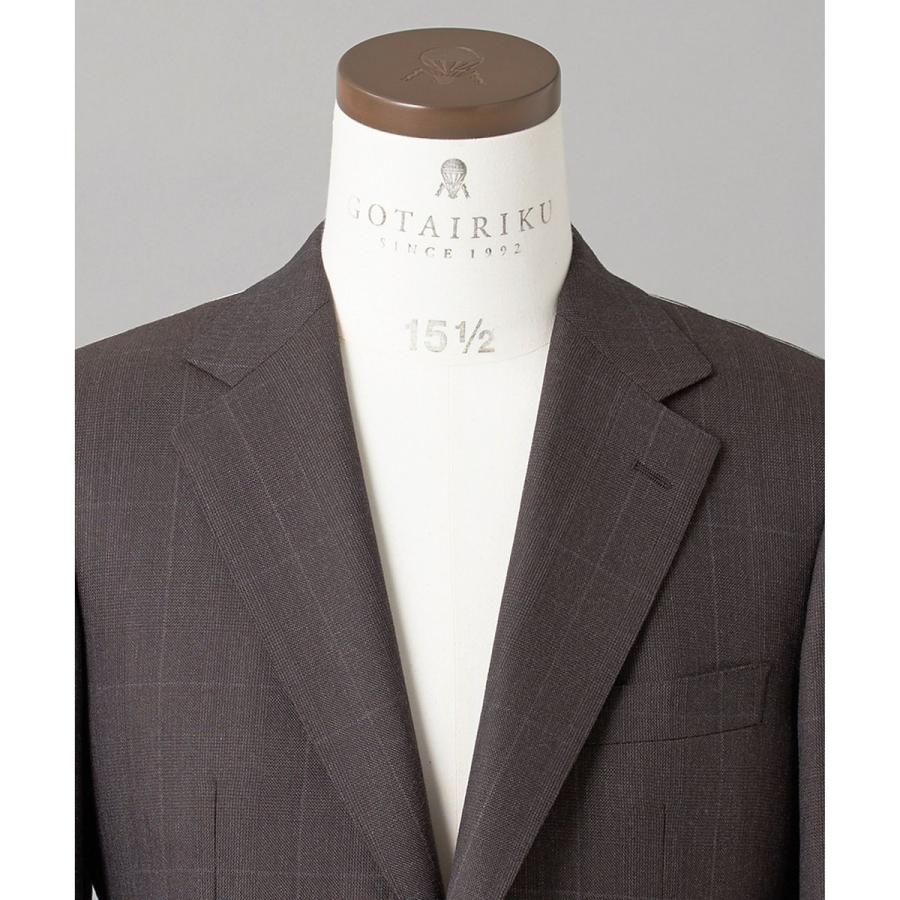 【ZEGNA/ゼニア】ISLANDFLEECE/アイランドフリース 3ピーススーツ（ブラウン×格子）の画像
