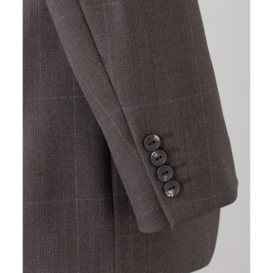 【ZEGNA/ゼニア】ISLANDFLEECE/アイランドフリース 3ピーススーツ（ブラウン×格子）の画像