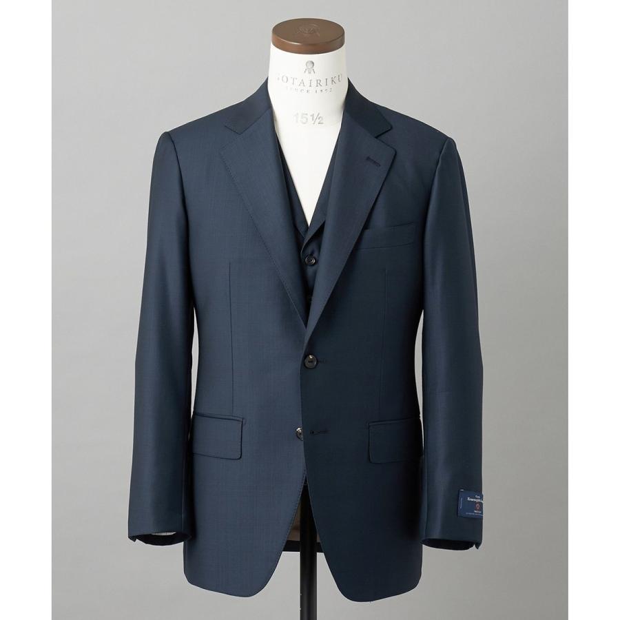 16万　ゼニア　トロフェオ スリーピーススーツ gotairiku 【ZEGNA/ゼニア】TROFEO/トロフェオ 3ピーススーツ（ダーク