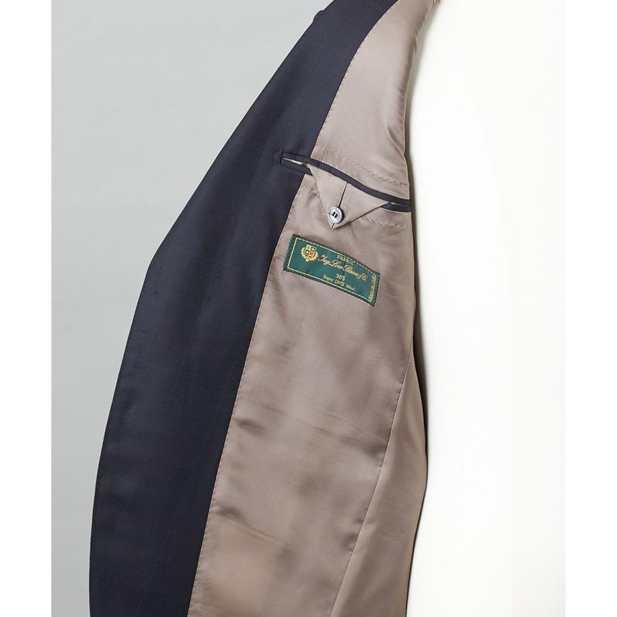 【Loro Piana Fabric】365 通年スーツ(ネイビー×格子)の画像