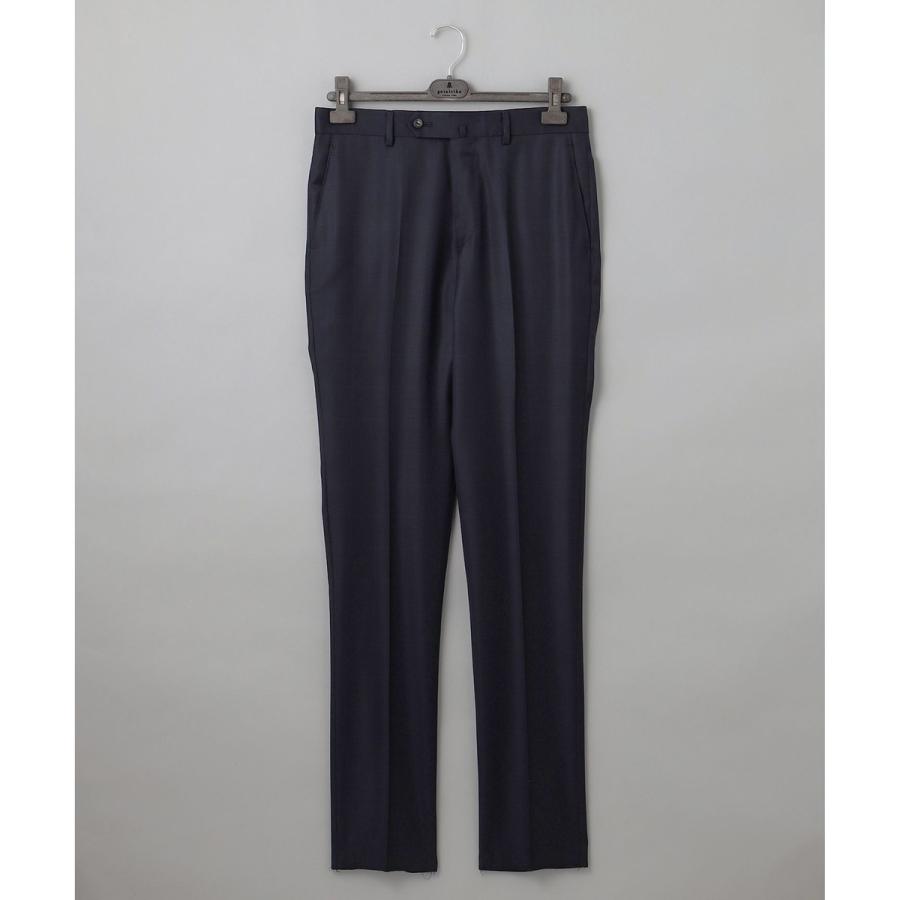 【Loro Piana Fabric】365 通年スーツ(ネイビー×格子)の画像